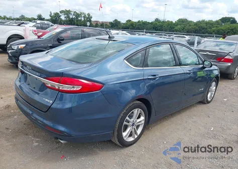 2018 Ford Fusion Hybrid S z USA, uszkodzony, nr VIN 3FA6P0UUXJR278835